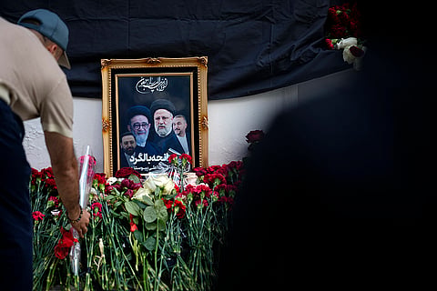Tribute to Ebrahim Raisi in Russia